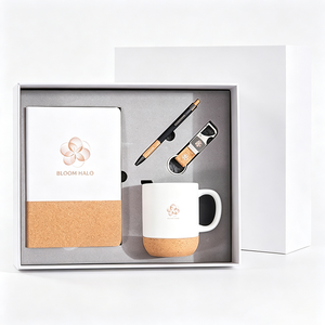 Cork Notebook Coffee Mug Pen Combination Gift Set Sustainable Office <b>Present</b> For Corporate Events Brand Promotion - Product Image 1