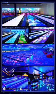 Интерактивный проекционный Набор для боулинга, пластиковое и синтетическое оборудование, Проецирование для боулинга с деревянными аллеями - Product Image 5