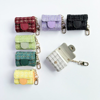 Mini sac à bandoulière en cuir PU neuf avec porte-clés en métal, design noble, accessoire avec porte-monnaie