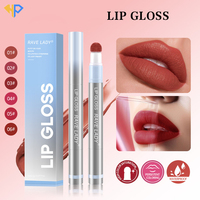 Rouge à lèvres mat naturel végétalien et sans cruauté, imperméable, en gros, avec logo personnalisé, marque privée, longue tenue, rose tendance, champignon
