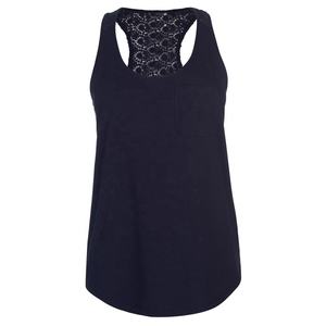 Camisetas sin mangas transpirables ajustadas para mujer, estampadas personalizadas en muchos colores, estilo deportivo Sexy con encaje y cintas para yoga de verano - Product Image 2