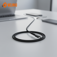 Câble de données de charge rapide Melinku 1,2 mètre 65W, en alliage d'aluminium, tressé en nylon, type-C, conducteur en cuivre pur, compatible avec iPhone, appareil photo