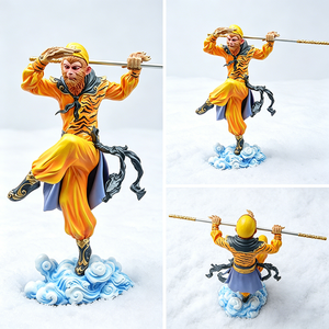 Statue <span class=keywords><strong>de</strong></span> collection du Roi Singe <span class=keywords><strong>de</strong></span> <span class=keywords><strong>la</strong></span> <span class=keywords><strong>mythologie</strong></span> chinoise, figurine en résine, cadeau pour <span class=keywords><strong>les</strong></span> fans - Product Image 6