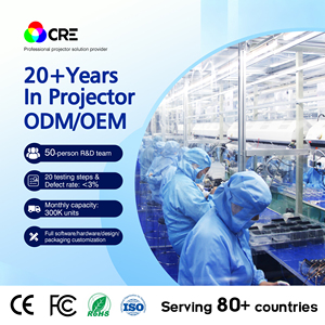 <span class=keywords><strong>Cre</strong></span> Native 4K Chiếu Rạp Chiếu Phim Gia Đình <span class=keywords><strong>Beamer</strong></span> 800ANSI Thông Minh Chiếu Với Tự Động Lấy Nét Máy Chiếu Video Được Xây Dựng Trong 12W Loa - Product Image 5