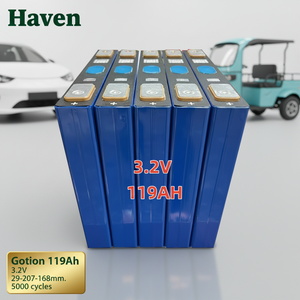 Cellule de batterie LiFePO4 GOTION 3.2V 119Ah de qualité A, prismatique, haute capacité, au phosphate de fer et de lithium pour les systèmes solaires, les batteries de véhicules électriques et les packs de batteries DIY - Product Image 1