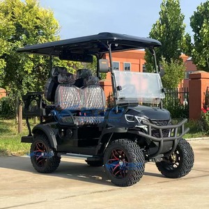Carrito de Golf Eléctrico Silencioso de 4 Plazas, Popular para Caza, con Velocidad de 30-50 km/h y Autonomía de 70-90 km, Ideal para Bosques y Pantanos - Product Image 5