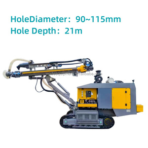 Búa máy khai thác vàng DTH Giàn Khoan cho mỏ đá nổ lỗ với động cơ diesel - Product Image 5