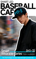 Gorra de Béisbol con Pantalla LED y Control por Aplicación Inteligente, Programable, con Texto e Imágenes Personalizables, para Fiestas, Raves y Hip Hop