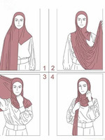 Burka Niqab Chador al-Amira Hijab Turban Hijab Accessoires muslimisches Schal Kopftuch für muslimische Frauen