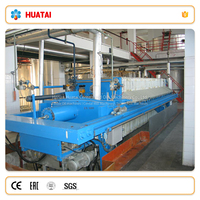 Ligne de raffinage et de fractionnement automatique HUATAI 10-500TPD pour l'huile de coco et de palme, nouvelle production