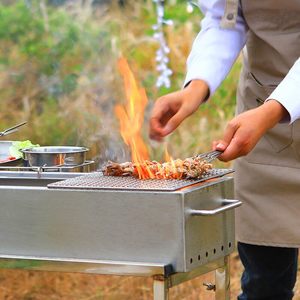 Brochettes en titane pur Titanium Artisan pour barbecue, <span class=keywords><strong>kebab</strong></span>, camping en plein air, modèle T55 - Product Image 2