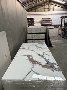 Hot bán PVC Tấm Đá Cẩm Thạch bóng cho không thấm nước Panel tường UV đá cẩm thạch tấm nhựa - Product Image 5