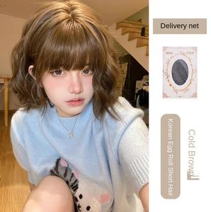 วิกม้วนผมขนแกะใหม่สำหรับ<span class=keywords><strong>ผม</strong></span>บ็อบโบทุกวันของผู้หญิง<span class=keywords><strong>ผม</strong></span>หยิก<span class=keywords><strong>สั้น</strong></span>ธรรมชาติน่ารักหวานเหมือนจริงทั้งชุด - Product Image 6