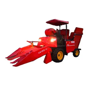 Good operation Tractor mounted harvester corn maize combine harvester2/3 rows corn harvester