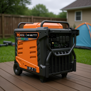 Générateur portable tri-énergie Tmg Industrial 10500 Watts, inverseur numérique, démarrage électrique 120 V, alimentation extérieure - Product Image 2