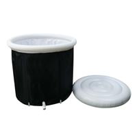 Baignoire pliable personnalisable, seau à glace, baignoire portable, baignoire isolée en PVC, baignoire sauna, pour adultes, usage domestique