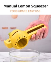 Presse-agrumes manuel en plastique 2026 – Nouveauté pour citrons et citrons verts – Ustensile de cuisine à succès