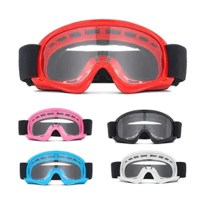 شعار مخصص مقاوم للرياح على الطرق الوعرة نظارات موتوكروس للدراجات النارية نظارات الثلج للتزلج