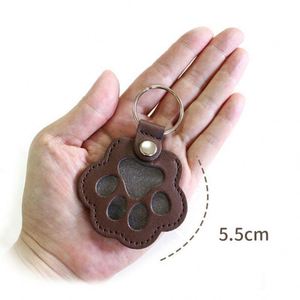 Llavero de Cuero PU Creativo para Guardar Pelo de Mascotas, Colgante Delicado y Lindo para Bolsos con Pelo de Gato y Perro - Product Image 4