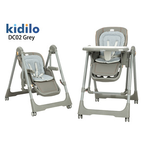 Chaise haute pour bébé Kidilo noire, multifonctionnelle, pliable, siège domestique, portable pour enfants, pour repas, modèle <span class=keywords><strong>OLIVER</strong></span> Car - Product Image 4