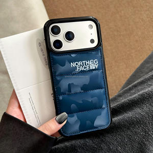 Nouvelle <span class=keywords><strong>coque</strong></span> de téléphone camouflage style doudoune pour <span class=keywords><strong>iPhone</strong></span> tous modèles 18 17 <span class=keywords><strong>Pro</strong></span> Max, étui <span class=keywords><strong>North</strong></span> <span class=keywords><strong>Face</strong></span> 16 15 <span class=keywords><strong>14</strong></span> Custodia - Product Image 2