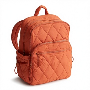 Zaino Grande Bancroft Personalizzato OEM per Donna, Leggero, <span class=keywords><strong>con</strong></span> Chiusura a Cerniera, Fodera in Cotone Organico, Design Ergonomico per Schiena e Spalle, Produttore all'Ingrosso - Product Image 1