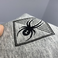 Nouvelle Collection 2024 : Étiquette Thermocollante 3D en Silicone Caoutchouc avec Logo Personnalisé et Effet en Relief pour T-shirt