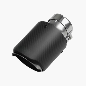 Punta de <span class=keywords><strong>Escape</strong></span> de Fibra de Carbono Mate, Universal, Decoración <span class=keywords><strong>para</strong></span> Automóviles, Boquilla de Silenciador de <span class=keywords><strong>Escape</strong></span> <span class=keywords><strong>para</strong></span> vw, <span class=keywords><strong>para</strong></span> bmw, <span class=keywords><strong>para</strong></span> audi, Modificación Estilo <span class=keywords><strong>akrapovic</strong></span> - Product Image 1