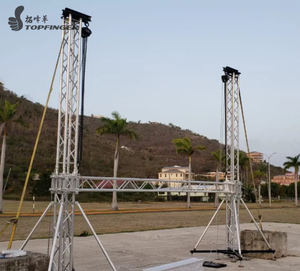 TFR Lighting Aluminio de alta calidad F34 290mm Spigot Truss Plata Negro Conexión rápida Diseño modular para eventos Conciertos - Product Image 1