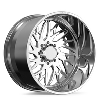 Jantes forgées pour camion KF114 KF039 KF083 Deep Dish noires polies 20 22 24 26 28 30 pouces 6 8 trous pour Ford F150 Silverado KG1