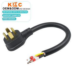 สายต่อพ่วงไฟฟ้า NEMA 14-30P 30A 125/250V SRDT แบบ 3 ขั้ว 4 สาย ปลายสายแบบเปลือย ได้รับการรับรอง ETL สำหรับเครื่องอบผ้าและการชาร์จรถยนต์ไฟฟ้า - Product Image 2