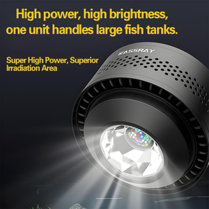 Kassray F9 Freshwater Lamp 100 Watt High Power 4 Channel Full Natural Lamp Sunset Timing Application Remote Control Plastic Box - Product Image 3
