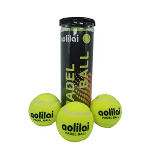 Aolilai 고품질 도매 가격 테니스 Paddel 공 경쟁 스포츠 바운스 Padel 테니스 공