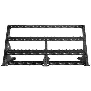 Estante de Almacenamiento de Mancuernas de Acero de Aleación Comercial de 4 Niveles Ajustable de Alta Resistencia, Venta Directa de Fábrica, Soporte Organizador de Pesas al por Mayor - Product Image 3