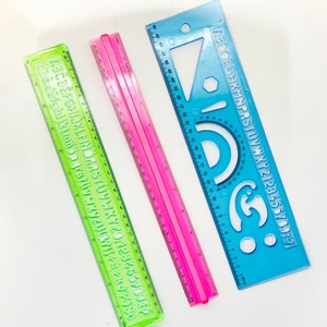 Nuevo Juego de Reglas Geométricas de Alta Calidad de 3 Piezas para Estudiantes Escolares - Product Image 2