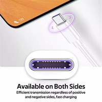 Cable TPE de 2M Tipo C a USB de Carga Rápida y Transferencia de Datos de Alta Velocidad para Apple iPhone 15 16, Cables de Cobre Puro para Teléfono Desde Almacén en EE. UU.
