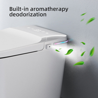 Kidoir Le plus récent réservoir dissimulé One Piece Water Spray Toilettes intelligentes Toilette de salle de bain de luxe Modèle 2025 avec commande vocale pour la maison