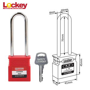 Thiết Kế Mới 38Mm Loại Rộng Đồng Xi Lanh An Toàn Khóa An Toàn Khóa An Toàn Với Chìa Khóa Chính - Product Image 5