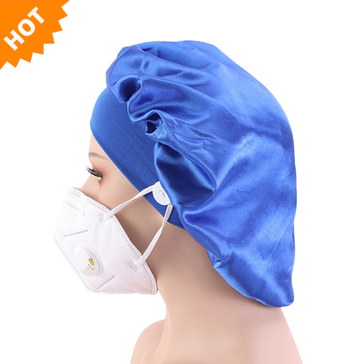 Gorro De Matorral C Hat Con Botones Gorro Bouffant Con Banda Gorro De Matorral C Hat Con Botones Gorro Bouffant Con Banda