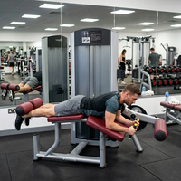 Station d'exercice musculaire professionnelle et domestique, banc de musculation à charge par disques à tubes ovales, presse pectorale inclinée