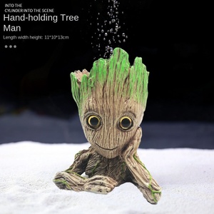Accessori per Acquario Decorazione Pneumatica per Acquario in Resina Groot Albero Uomo <span class=keywords><strong>Guardiani</strong></span> della Galassia Vaso per Fiori Made in China - Product Image 2