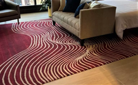 Tapis de luxe élégant fait main sur mesure pour salon, villa, chambre, hall d'hôtel, décoration intérieure