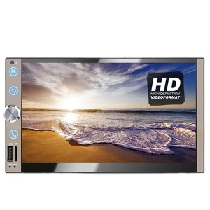 Lancol pemutar DVD mobil 7 inci Android 2 Din Universal, pemutar DVD mobil navigasi GPS & mendukung <span class=keywords><strong>MP5</strong></span> & Amplifier, garansi 1 tahun - Product Image 1