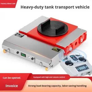 משאית טנק חשמלי נשלט מרחוק פלדה חדש כלי טיפול אובייקט כבד - Product Image 5