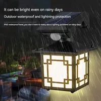 Lumière solaire LED moderne pour jardin et aménagement paysager, étanche IP65, pour extérieur