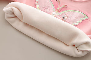 2025 <strong>New</strong> Girls' Casual 2-Piece Winter Set Long Sleeve Hoodie with Bow and Pants Cute <strong>Outfit</strong> for 8-<strong>Year</strong>-Old <strong>Baby</strong> Girls - Product Image 6