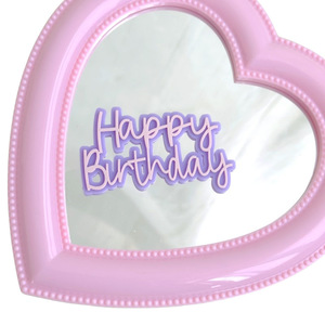 ของตกแต่งเค้กอะคริลิค รูปน้ำผึ้งและของหวาน สุขสันต์วันเกิด ของตกแต่งคัพเค้ก ของตกแต่งงานวันเกิด - Product Image 5