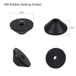 Juntas SBR en forma de cono M6/M8 de alta resistencia, pernos de tanque de inodoro, accesorio de sello hermético a prueba de fugas, juntas de sellado de goma, corte - Product Image 2