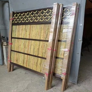 Clôture en bambou et portail en bois de style japonais, anti-corrosion, pour cour extérieure et <span class=keywords><strong>jardin</strong></span> - Product Image 4