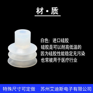 Ventouse en silicone à trois couches LX3-37 pour manipulateur, en plastique - Product Image 3